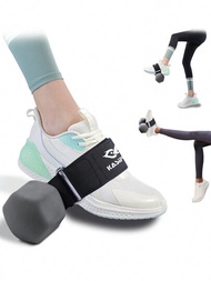 可調節啞鈴繩加重腳踝重量,用於訓練小腿肌肉、提踵運動、舉重、拉筋、力量訓練、腳環扣環