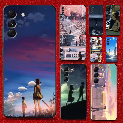 Five-5 Centimeters Per Second Phone Case For Samsung Galaxy A13,A21s,A22,A31,A32,A52,A53,A71,A80,Sof