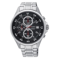 SEIKO Chronograph Black And White Sporting Series