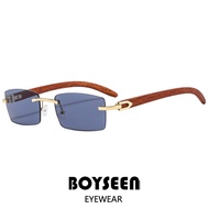 Hip-Hop Rap Style Frameless Sunglasses Men American Style rapper Sunglasses Can Be Matched with Myop