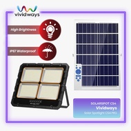 K2 VIVIDWAYS S4 PRO SOLAR SPOTLIGHT 6500K IP67 Waterproof High Brightness Lampu Solar