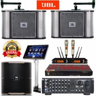 Paket Karaoke Jbl Speaker 10 Inch + Subwofer Jbl 12 Inch Ori