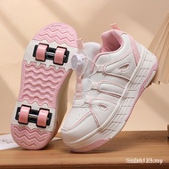 Outdoor Sports Four-Wheeled Runaway Shoes Children's Shoes Roller Skates Roller Skates 91OT