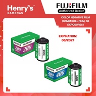 FUJIFILM C200 ISO 200/ C400 ISO 400 COLOR NEGATIVE FILM ROLL - 36 EXPOSURES - Henry's Cameras
