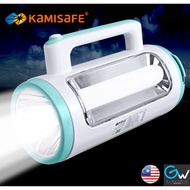 Kamisafe D-7001 LED Rechargeable Emergency Flashlight with 4000mah Rechargeable Battery