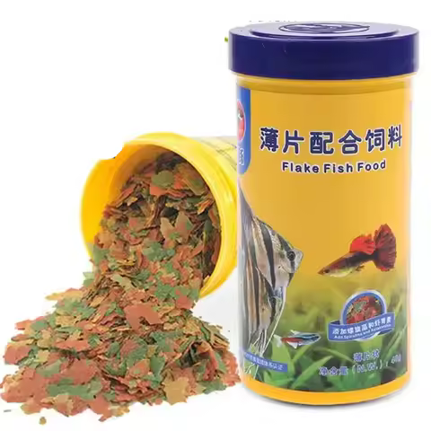 NEW Fish Food Pellets Small Ornamental Fish Growth Mini Pellet Balanced Diet High Protein Spirulina 