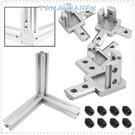 TAMAKOAREX End Corner 2020 3030 4040 Series Slot Durable Aluminum Extrusion Profile 3-Way