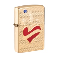 49303 Zippo Armor Heart and Sword ของแท้ (Empty Zippo Lighter without Fuel ไฟแช็กเปล่าไม่มีเชื้อเพลิ