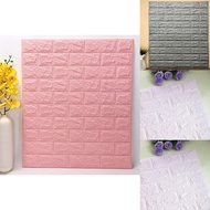 Lifelike Clipable 3D Brick Wall Sticker Panel Installation Easy