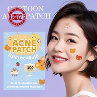 Cartoon Acne Patch Colorful Cute Bear Pe Acne Covering Care Box Facial Patch E9z6