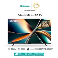 [NEW] Hisense 55/65/75/85 inch 4K 144Hz Mini-LED TV / Dolby Atmos / HDR10+ / ALLM/ MEMC -  U6Q