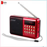 ⚡NEW⚡KK11 Mini Portable Radio Handheld Digital FM USB TF MP3 Player Speaker Rechargeable FM Radio For The Elderly