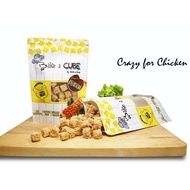 GPE ขนมสุนัข Bake a Cube by Bake n Bone - Chicken  เกรดพรีเมียม เนื้อไก่อบแห้ง ลูกเต๋า (70g.) ขนมหมา