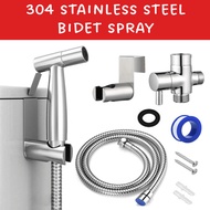Stainless Steel Bidet Spray Set / Toilet Bidet Spray Hose Set / Toilet Hand Spray SG Seller