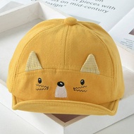 [พร้อมส่ง] หมวกเด็ก หมวกแก๊ปเด็ก ใส่ได้ 6 เดือน - 2 ขวบ รอบศีรษะ 46-48cm. ลายการ์ตูนน้องหนู หูตั้งน่