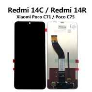 Xiaomi Redmi 14C / Redmi 14R / Poco C71 / Poco C75 LCD Display Digitizer Touch Screen Glass For Repa