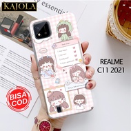 Case Hp Realme C11 2021 - Casing Hp Realme C11 2021 - KAJOLA - Fashion Case CARTOON - Kesing Realme C11 2021 - Case Realme C11 2021 - Silicon Hp - Kondom Hp - Pelindung Hp - Softcase - Hardcase - Case Handpone - Cover Hp - CASEMURAH - HONTINGA