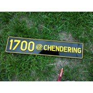 Spray And Tap Iron Nameplate