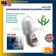1W Sleeping Light 1W Bedroom Light/Corridor Auto Light Sensor LED Night Light / LED Cat Eye (Malaysi