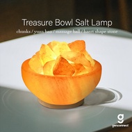 Ingot Salt Lamp Pure Himalayan Salt Lamp Pink Treasure Bowl Salt Lamp