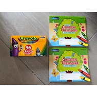 Crayola Crayon 96 Colors + 2 Coloring Book