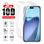 3Pieces Clear Protective Glass For iPhone 17 Pro Max iPhone air iPhone 16 Pro Max 16e Screen Protect