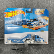 Hot Wheels Truck Towing Pengangkut Mobil Semi Rodger Dodger Track Fleet / Diecast Truck Trailer