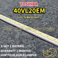 40VL20EM LED TV TOSHIBA BACKLIGHT NEW READY STOCK 40VL20 Mlc1