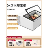Desktop Ice Cream Display Cabinet Commercial Small Freezer Stall Refrigerator Italian Digging Ball g