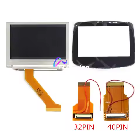 Original New Hightlight LCD Screen Brighter Backlit Screen AGS-101 for GameBoy Advance 32PIN 40PIN F