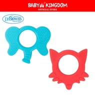Dr Brown's Fleexes Friends Teether - Elephant/ Fox