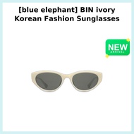 [blue elephant] BIN ivory Korean Fashion Sunglasses / Korean Sunglasses / Cat-Eye Frame / 100% Genui