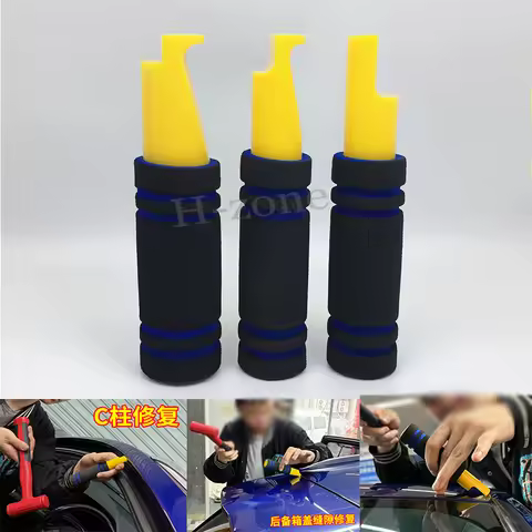 3Pcs car dent repair tool professional punch knock rod dent repair accessories free paint dent repai