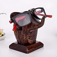 RGRANDSONS Handmade Wooden Nose Shaped Spectacle Specs Eyeglass Holder Stand Display Stand