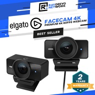Elgato Facecam 4K Premium 4K 60FPS Webcam with True Ultra HD and DSLR-Quality Optics