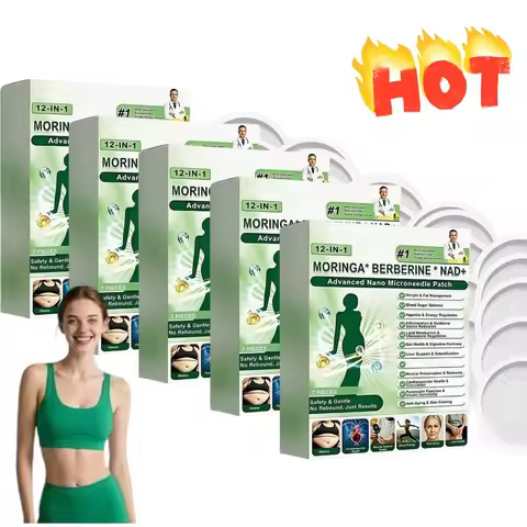 Moringa Berberine NAD+ Nano Microneedle Patches Gentle Skin Absorbing Body Care Patch For Daily Well
