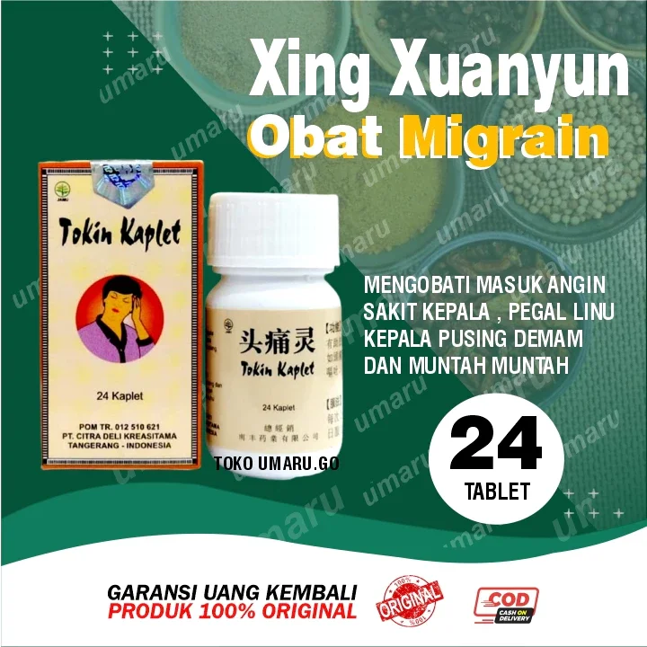 Xing Xuanyun Herbs Obat Traditional China Mengatasi sakit Kepala Migran Pusing dan nyeri saraf