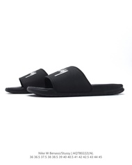 Stussy x Nik Benassi รองเท้าแตะ Flip-Flops ชายและหญิงรองเท้าแตะรองเท้าชายหาด