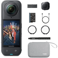 Insta360 X5 8K 360° Action Camera- Waterproof Leading Low Light Invisible Selfie Stick Effect Rugged