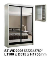 Almari Baju 4x6ft Wardrobe Sliding Wardrobe 2006