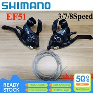 INTNERSON EF51 3X7 3x8 Speed Brake lever Combo Shifter MTB Bike 7 8 Speed Shifter shipter Groupset