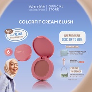 Wardah Colorfit Cream Blush-Lightweight, Creamy Texture, Easy to Blend and Buildable