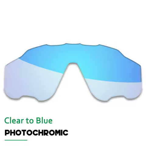 Auto to Ice Blue Replacement Lenses for Oakley Jawbreaker OO9290 Sunglasses