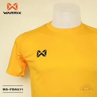 WARRIX เสื้อกีฬาสีล้วน เสื้อฟุตบอล WA-FBA571 / WA-FBA071 สีเหลือง YY วาริกซ์ วอริกซ์ ของแท้