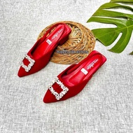 sepatu heel tali pesta wanita 5.cm/sepatu heel mules wanita terlaris dan kekinian