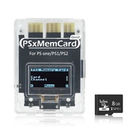 Bitfunx PSxMemCard Gen2 Store บันทึกเกมสําหรับ PS1 และ PS2 เกมสําหรับ PlayStation 1 PS one Playstati