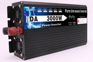 Inverter 3000W pure sine wave 24V อินเวอร์เตอร์เพียวซายเวฟ 3000W DA inverter 2หน้าจอ 2พัดลม