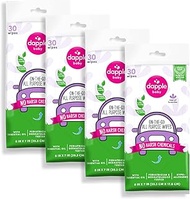 All Purpose Wipes by Dapple Baby, Plant Based, Hypoallergenic, Hint of Lavender, 30 Count (Pack of 4