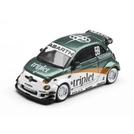 Ready Stock MINIGT 1/64 Abarth Abarth 595 LB-WORKS TY Edition RHD