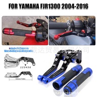 Suitable for Yamaha FJR1300 04-16 Motorcycle Black Folding Retractable Clutch Brake Lever Handlebar